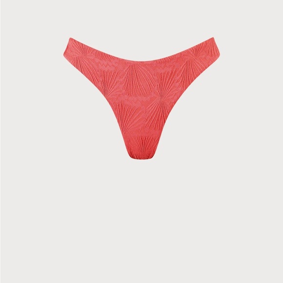 Berlook Red Jacquard Bikini Bottom ONLY 27 - Picture 6 of 11